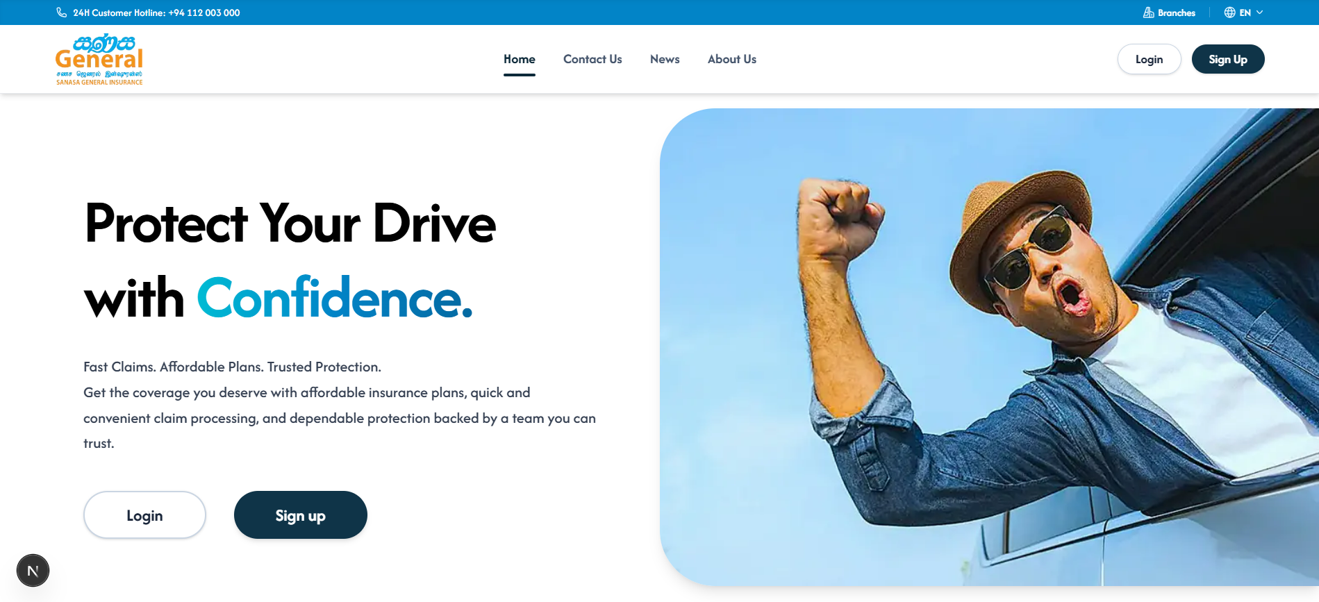 Consumer Landing Portal & Hero