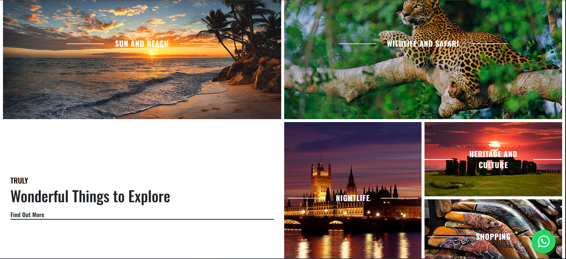 Niche Tourism Exploration Verticals