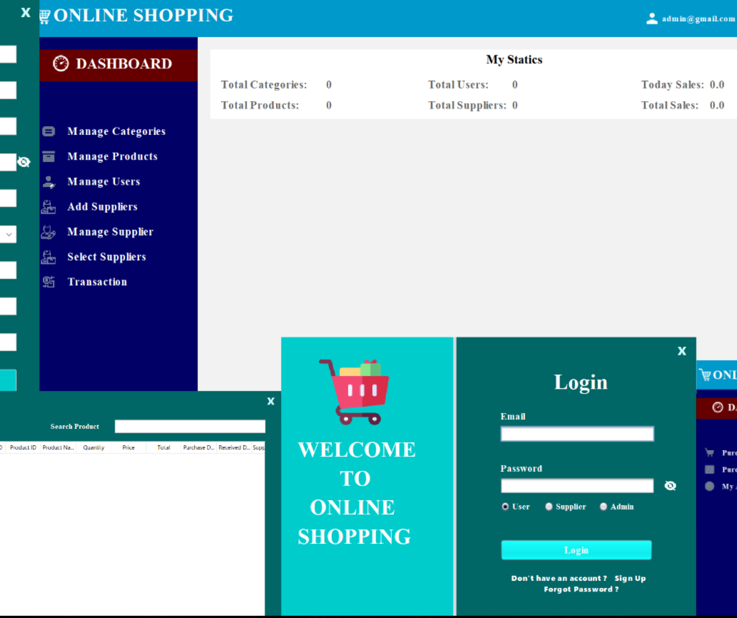 Multi-Role Authentication & Enterprise Admin Control Center