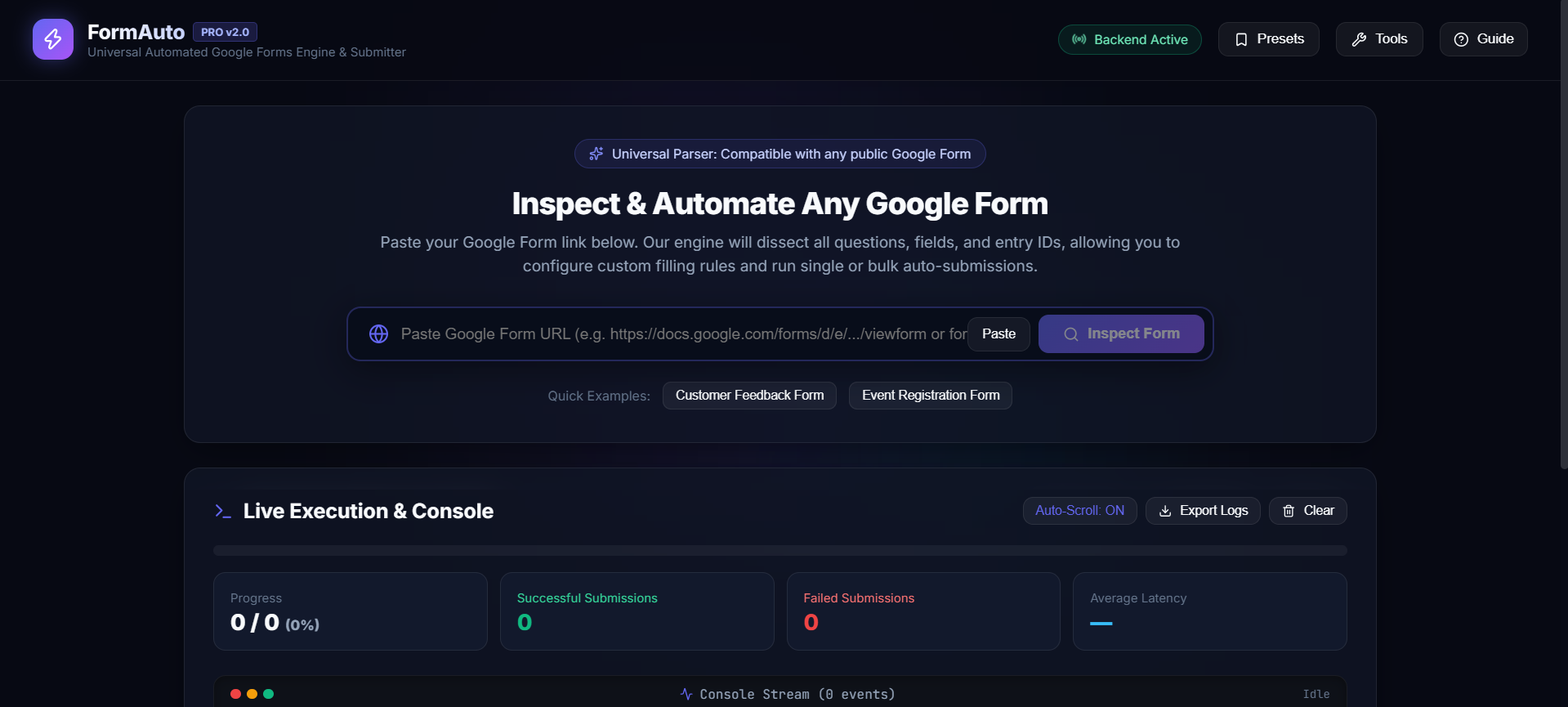 Universal Form Inspector & Rule Configurator